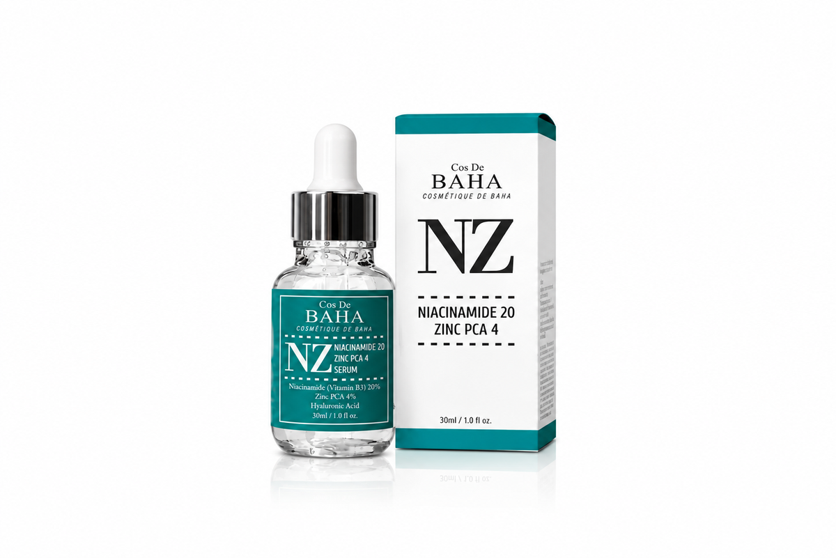 Cos De BAHA NZ Serum mit Niacinamid 20% und Zink 4%, 30 ml
